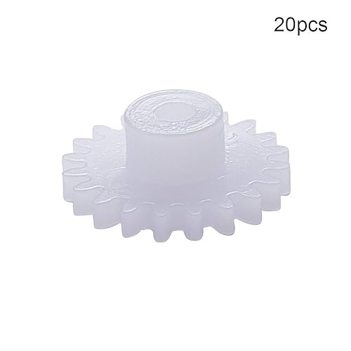 Miniatura 3 de Othmro 20 piezas de engranajes de plástico 20 dientes modelo 202A engranaje de reducción engranajes de gusano de plástico para motor de robot de
