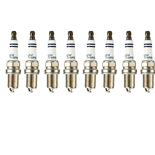 Candle Resistor Sparkplug PFR6Y/ PFR5B-11/FR6EI Replacement Iridium Candles TORCH K6RIU Ignition System(8 pieces K6RIU)