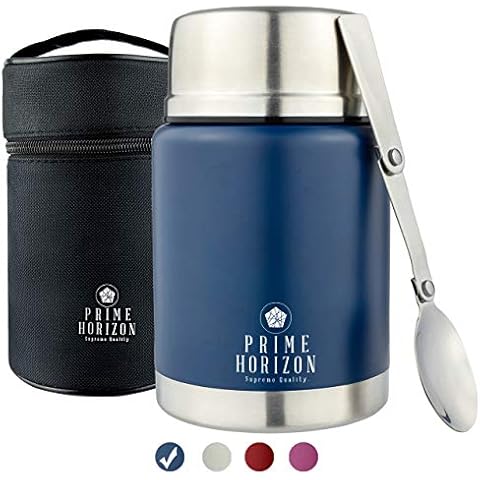 Prime Horizon 500ml Food Flask with Spoon Cover
