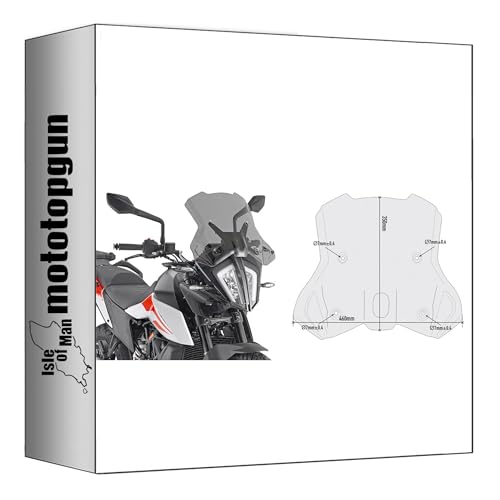 Bulle fumée GIVI 7710D support KTM 390 Adventure accessoire moto