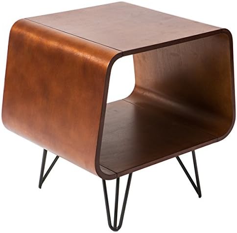 Naisian Birsppy OKEPS Hxeredue Hx YuanKanJu I Love Living Astro End Table, Walnut