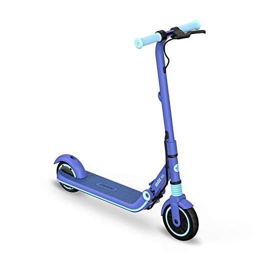Segway Ninebot ZING E8 Kids Electric Kick Scooter for Boys and Girls,Lightweight and Foldable, New Electric Boost Riding Mode, Blue