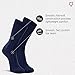 FoxRiver Standard Wick Dry Auras Ultra-Lightweight Adult-Unisex Liner Crew Socks, 1 pcs, Dark Navy, Large