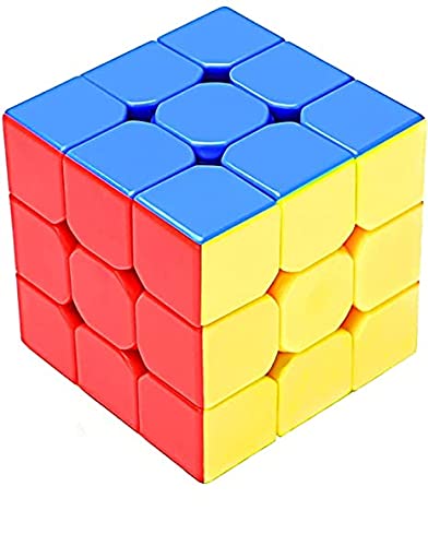 NVS Speed Cube 3x3x3 for Kids and Adults,Multicolor Educational Game Mind Game Speed Smooth Cube Puzzle Cube Indoor Outdoor Game Toy (Pack of 1)