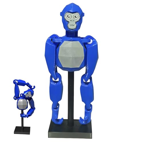 1 PCS Gorilla Tag Toy - Flexible Blue Gorilla Tag Figurine Realistic Collectible Creative Party Decorations & Desk Accent for Stress Relief Awesome Tag Accessory Suitable for 14 years old+