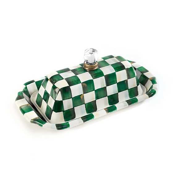 Amazon.com | MACKENZIE-CHILDS Enamel Butter Box, Cute Enamel