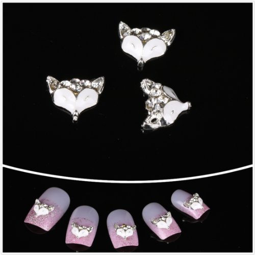 Nails gaga Alloy Nail Art /Glitters Rhinestones Tips / Diy Nail Decoration 10pcs / N1074