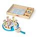 Melissa & Doug Birthday Party Cake (Wooden Play Food, Mix-n-Match Toppings and 7 Candles, Sturdy Construction, 34 Pieces, Great Gift for Girls and Boys - Best for 3, 4, 5, and 6 Year Olds)