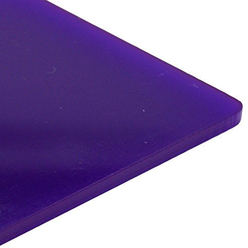 Hoja de acrílico fundido brillante violeta de 3 mm, 16 tamaños a elegir (420 mm x 297 mm/A3) Cover