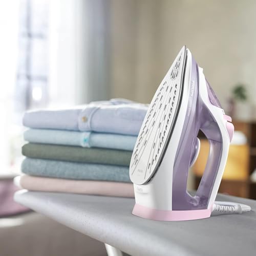 Philips Plancha de Vapor Serie 3000-2000W de Potencia, Golpe de Vapor de 140g, Vapor Continuo de 30 g/min, Suela Cerámica Antiadherente, Depósito de Agua de 300ml, Sistema Antigoteo (DST3010/30) 5 Philips Plancha De Vapor Serie 3000-2000w De Potencia, Golpe De Vapor De 140g, Vapor Continuo De 30 G/min, Suela Cerámica Antiadherente, Depósito De Agua De 300ml, Sistema Antigoteo (Dst3010/30)