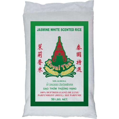 ROYAL THAI RICE - Arroz Jazmín Grano Largo - 1 X 22,7 KG