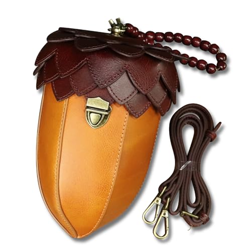 Genuine Leather Small Bag for Women Vintage Handmade Design Cute Cell Phone Purse Satchel Handbag Unique Fashion Shoulder Crossbody Bag