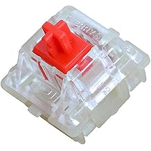 Granvela Cherry MX Standard RGB Red Switches - Plate Mounted 45g Force Linear Clear-Housing Switches for Mechanical Keyboard-MX1A-L1NA 10 Pack