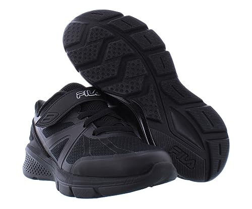 Fila Cryptonic 9 Strap Boys Shoes Size 5, Color: Black2