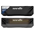 SereneLife Patio Heater Cover Bag - Heavy-Duty, UV Resistant, Waterproof Polypropylene & Polyurethane, Tear Resistant, Easy On/Off, Dustproof, Fits SereneLife Patio Heater Model SLOHT26 (Black)