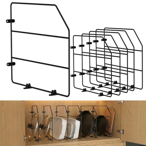 XINWXSS Baking Sheet Organizer Set of 6，17'x13' Vertical Tray Dividers for Kitchen...