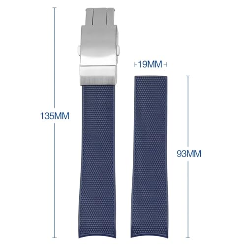 Bracelet de sport de remplacement Hydroconquest caoutchouc 19mm