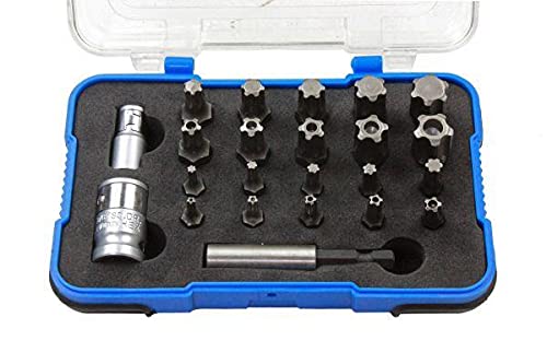 Us Pro Tools 23 Piece Torx & Torx Plus Security Bit Set T10 - T60-2269