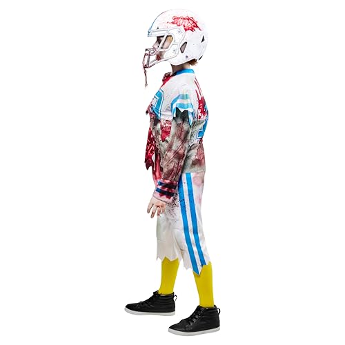 Disfraz de jugador de fútbol zombie para niños miniatura 6