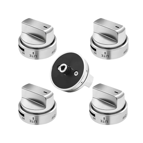 AEZ73453509 Stove Knobs Replacements Compatible with lg Gas Range Oven Stove LRG3085ST LRG3095ST LRG3091ST LRG3093ST LRG3035ST AEZ72909008 AP5669773 Knobs Compatible with lg Stove 3-Year Support