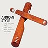 Meinl Percussion Wood Claves African - 1 Pair of Cylindrical Claves - Musical Instrument - Walnut, Natural (CL2RW) #2
