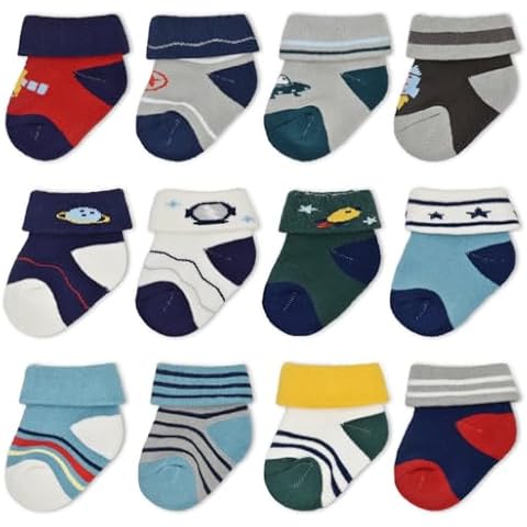 GENTABY Warm Terry Socks for Baby Boys Cover