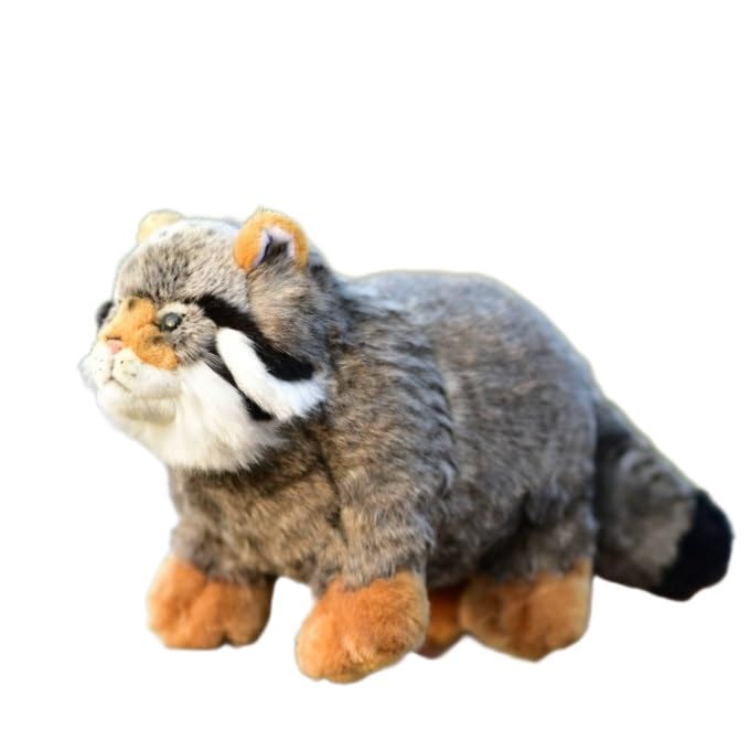 Peluche Manul réaliste de collection et haute qualité pour passionnés de nature