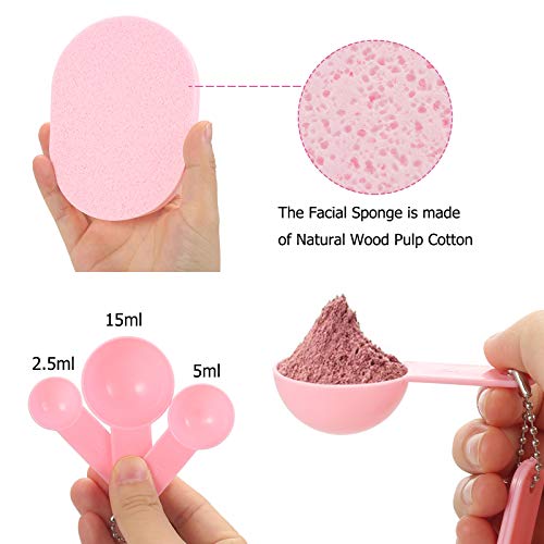 Moochy Conjunto de tigela de mistura de máscara facial DIY de grande volume Máscara facial de silico