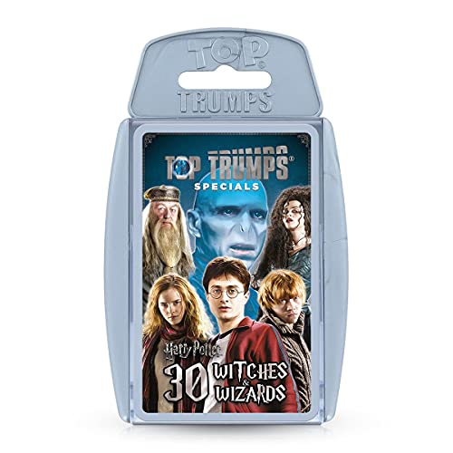 Top Trumps Harry Potter 30 Witches and Wizards Specials Card Game play with Ron Hermione Dumbledore Snape Hagrid Educational gifts for Boys and Girls Aged 6 plus