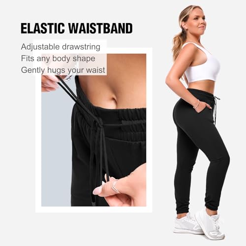 SINOPHANT Joggers for Women with Pockets Drawstring Sweatpants for Lounge Gym Yoga3