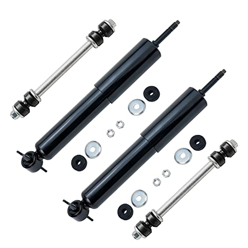 Image of Detroit Axle - RWD Front Shocks Sway Bars for Ford Ranger Mazda B2300 B2500 B3000 B4000 Complete 2 Shock Absorbers 2 Sway Bar Links Replacement