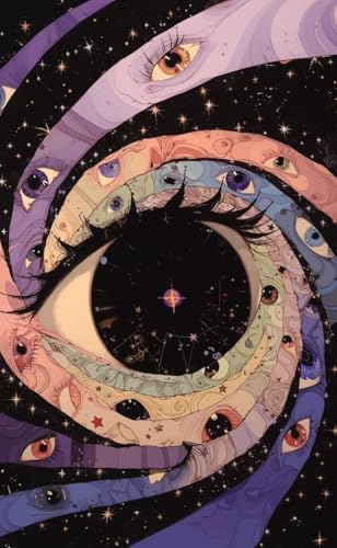 Mystical Eye Diamond Painting Kits for Adults-Full Drill Round Eye Diamond Art Kits -5D DIY Diamond Paintings Gem Art and Crafts-Abstract Cosmic Eyes Diamond Dots Kit for Beginners Home Wall Decor