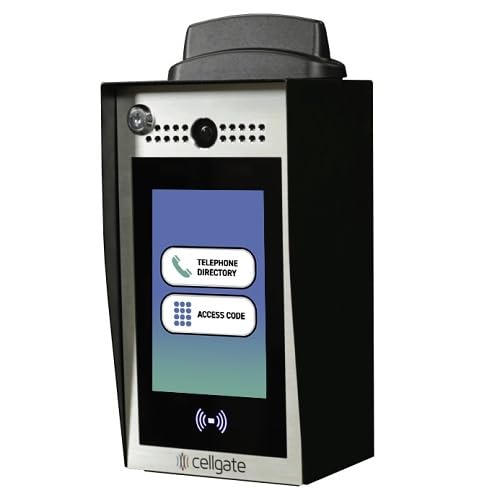Cellgate Watchman W480 VZN Telephone Entry with Live Video & 8" Color Display, Pedestal-Mount