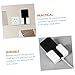 Holibanna 4pcs Wall Mount Phone Holder Hidden Wire Storage Home Office Accessory Phone Charger Rack