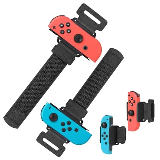 Armbänder für Just Dance 2026 2025 2024 2023 für Zumba Burn It Up, Verstellbarer Armbänder für Nintendo Switch/Switch OLED Dance, 2 Stück Armband Kompatibel mit Joy-pad für Erwachsene Kinder (Schwarz)