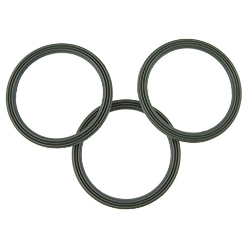 Ufixt 3 Pack Liquidiser Sealing Base Ring Ridged compatible with Kenwood FP698 FP720 - Replacement Gasket