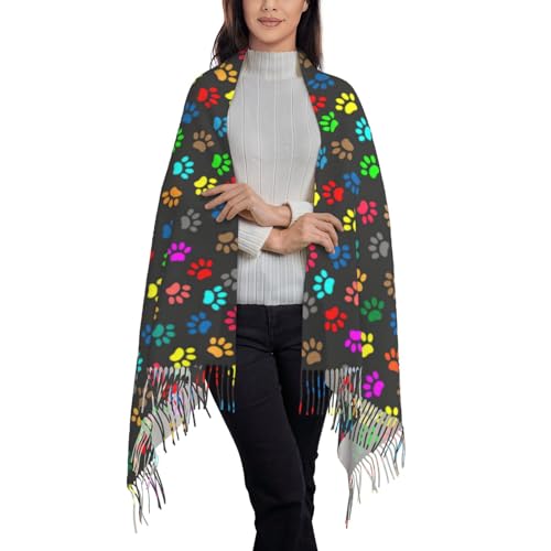 BREAUX Colorful Sugar Skulls Winter Warm Scarves, Women'S Soft Cashmere Scarves, Large Shawl Scarves, Women'S Fashion Scarves2