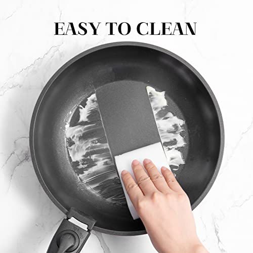 Rockurwok Nonstick Nesting Pots And Pans, 7 Pieces Rv Cookware Set For Camper With 1 Removable Handle, Dishwasher & Oven Safe | Rv Induction | Open Fire #TOP2