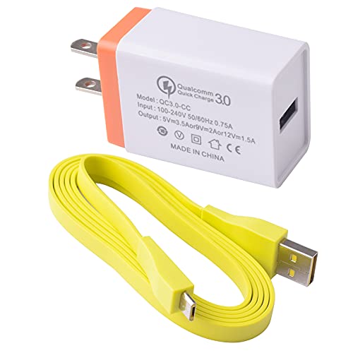 USB Charger Cable Power Cord Adapter Compatible with Ultimate Ears UE Boom Megaboom Miniboom UE Boom 2 Roll Wireless Speaker