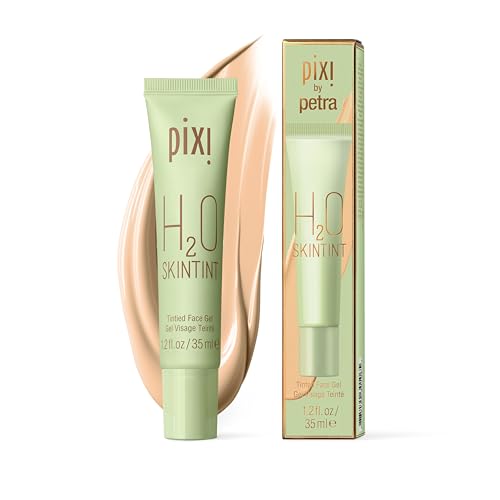 Pixi H2O SkinTint | Tinted Face Gel Moisturizer | Lightweight Hydrating Coverage with Hyaluronic...