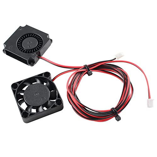 4010 - Juego de ventiladores turbo sin escobillas de 24 V para impresora 3/3X/3, extrusora Hotend con rodamiento de aceite Q extrusora Hotend Fan Turbo