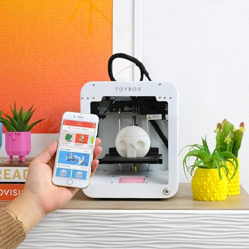 Toybox 3D Printer for Beginners and Kids with Fast Printing, Easy Setup, Safe Design, Free App with Access to 7,000+ Digital Toys, 1 Filament Included - Alpha Three by Toybox - Image 4