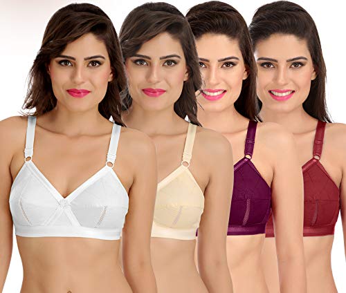 Image of SONA Perfecto Plus Size Cotton Bra for Woman Full Coverage Pack of 1