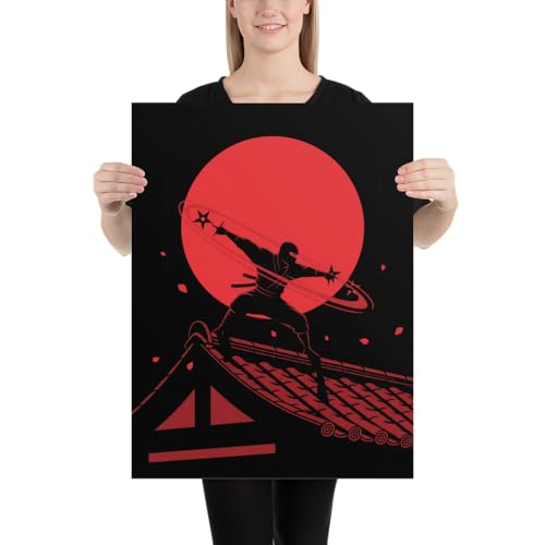 Póster de ninja para dormitorio que elimina la monotonía de tus paredes 2