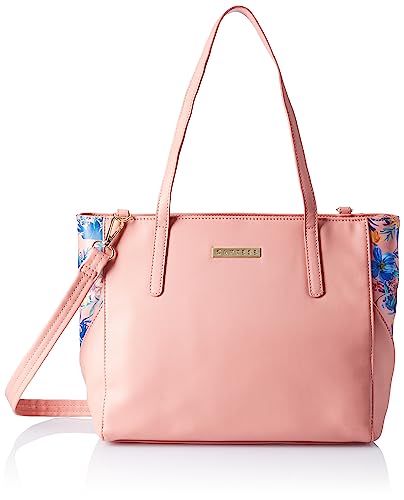 Caprese womens VANILLA T Medium CORAL Tote Bag (B0C3SJ3N1T) Amazon Price History, Amazon Price Tracker