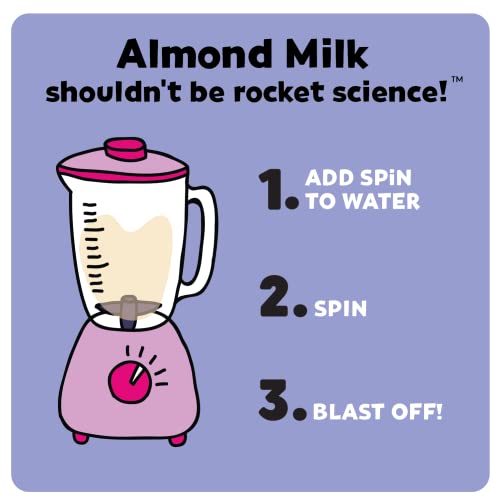 Wilderness Poets Spin, Organic Almond Milk Concentrate (Vanilla) - 28 Servings - Make Almond Milk Or Non-Dairy Creamer For Coffee, Tea, Lattes, Smoothies And Vegan Desserts (16 Ounce) #TOP2