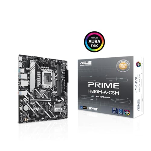 Prime H810M Prime H810M-A-CSM Intel H810 LGA 1851 mATX Scheda madre, 6+1+1+1 Discrete MOS, DDR5, PCIe 4.0, 2xM.2 Slots, Intel 1Gb Ethernet, DisplayPort, HDMI, USB 10Gbps, USB 5Gbps Type-C-A CSM - Scheda madre - Immagine 7