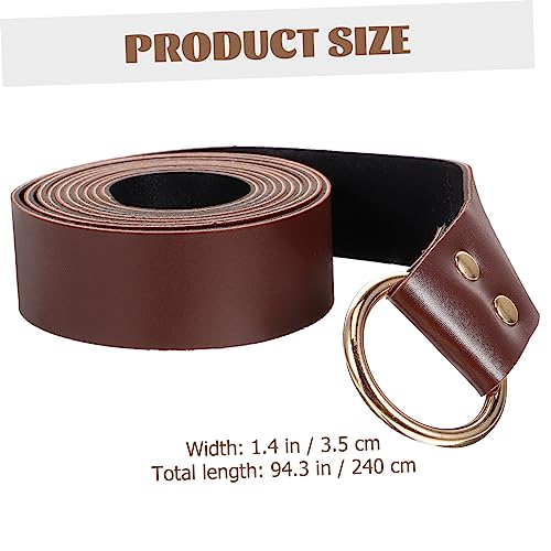 Vintage Belt for Medieval Cosplay Retro Style Decorative Holder for and Viking Costume Accessories2