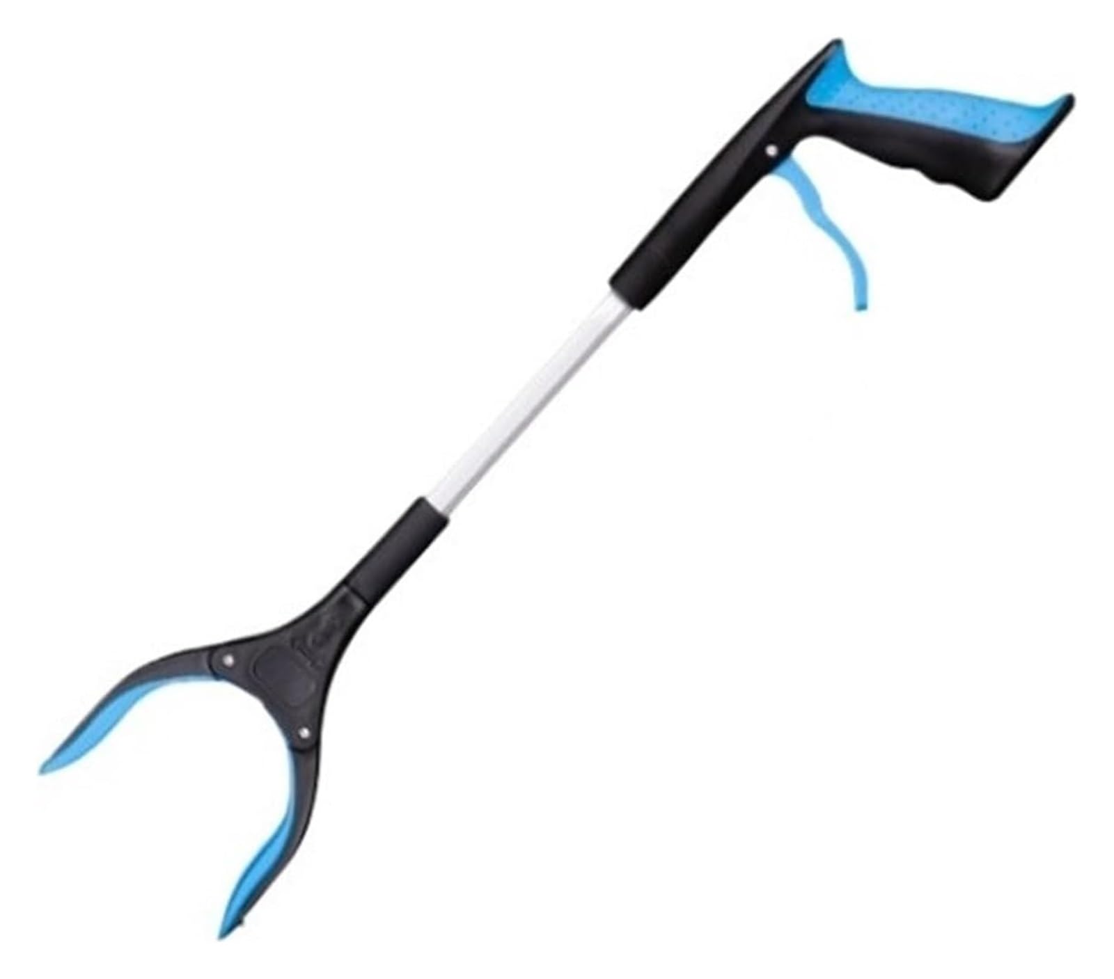 Pinza Recoge Objetos, Pinzas Extensibles, Herramienta de alcance práctica for agarrar objetos de diversas formas y recoger palos(Blue)