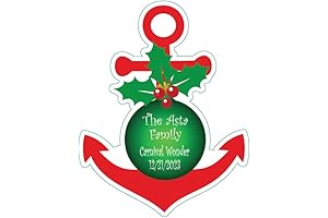 Christmas Cruise Magnets: Anchor Stateroom Personalized Cruise Decoration